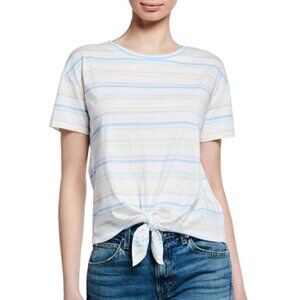 REVOLVE Generation Love Hannah rainbow stripe tie front top